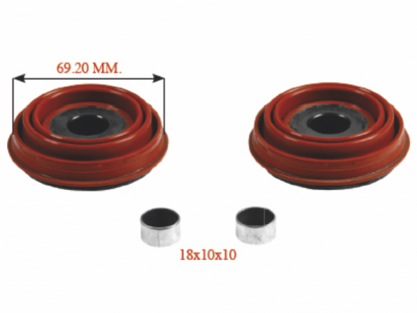 KALİPER AYAR TOZ LASTİK ŞAPKA TAKIMI 69 MM